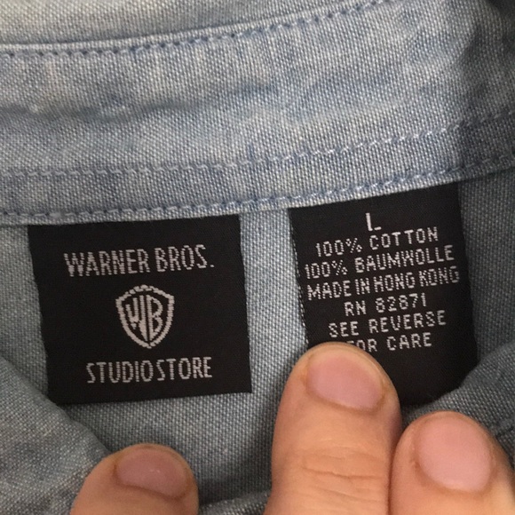 NWT Fred Flintstone Button Down - Picture 3 of 7